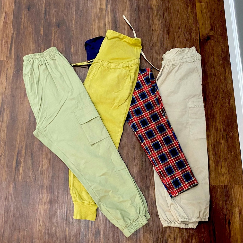 Set Of Four Maternity Pants Bundle - image 1
